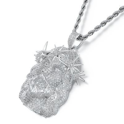 Jesus Piece Iced Pendant - 38mm