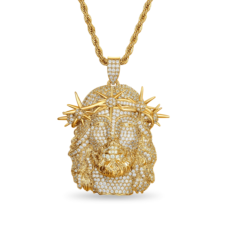 Jesus Piece Iced Pendant APORRO