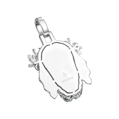 38mm Jesus Piece Brass Iced Pendant