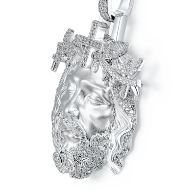 Jesus Piece Iced Pendant - Style 3