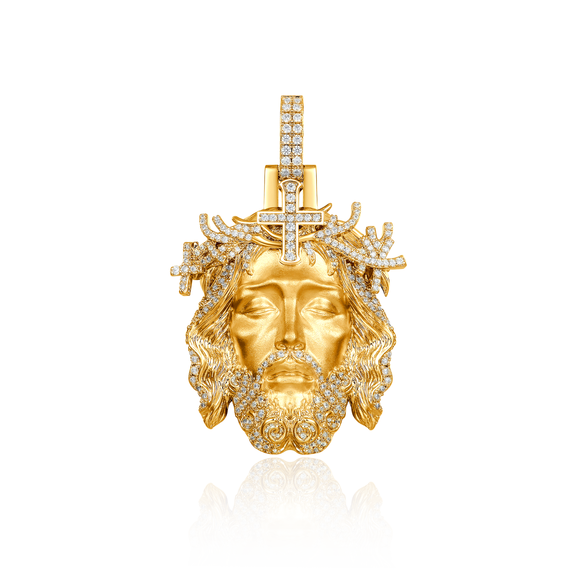 Jesus Piece Iced Pendant