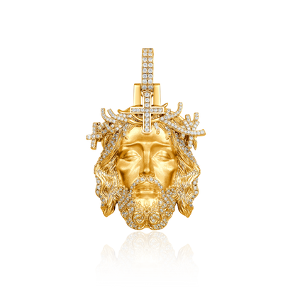 Jesus Piece Iced Pendant