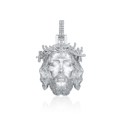 Jesus Piece Iced Pendant