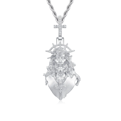 Resurrected Jesus Bust Pendant