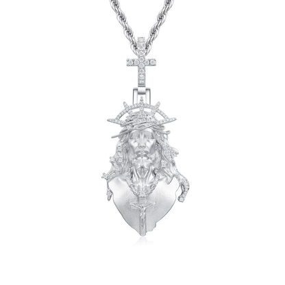 Resurrected Jesus Bust Pendant