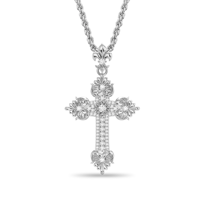 Corinthian Order Style Cross Pendant
