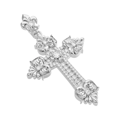 Corinthian Order Style Cross Pendant