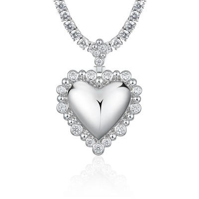 Love Heart Metal Pendant