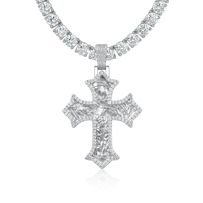 Sacred Devotion Cross Pendant - Medium