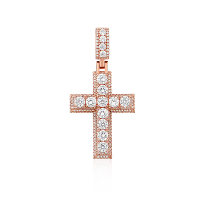 Brilliance Layered Cross Pendant
