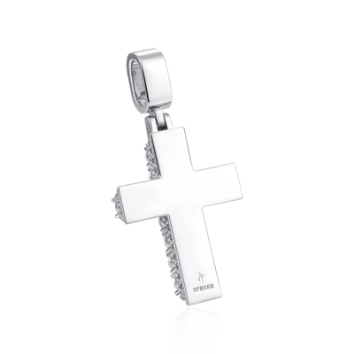 Brilliance Layered Cross Pendant