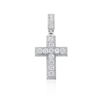 Brilliance Layered Cross Pendant