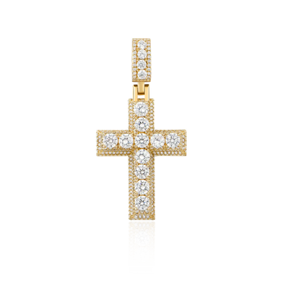 Brilliance Layered Cross Pendant