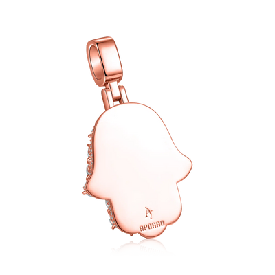 Brilliance Layered Hamsa Pendant