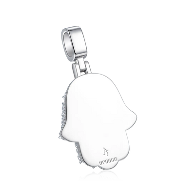 Brilliance Layered Hamsa Pendant