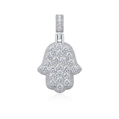 Brilliance Layered Hamsa Pendant