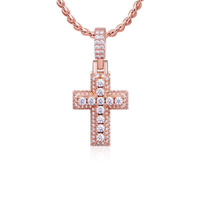 Brilliance Layered Cross Pendant & Chain Set
