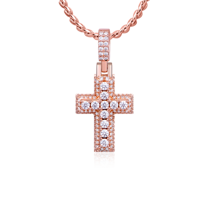 Brilliance Layered Cross Pendant & Chain Set