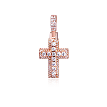 Women's Brilliance Layered Cross Pendant - Small