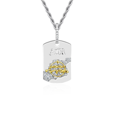 Zodiac Dog Tag Pendant