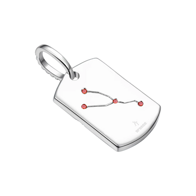 Zodiac Dog Tag Pendant