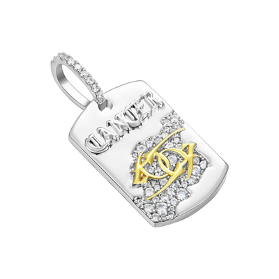 Zodiac Dog Tag Pendant