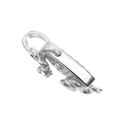 Guardian Shield Snake Pendant - 25mm