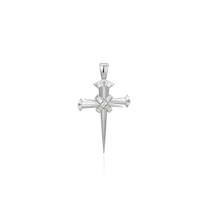 Women's Sacred Mercy Nail Cross Pendant