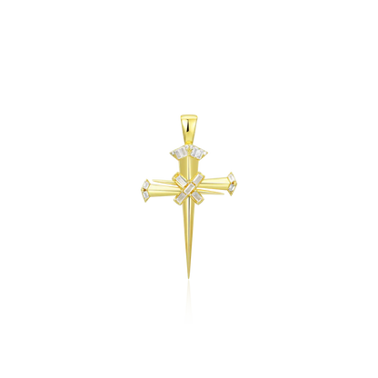 Women's Sacred Mercy Nail Cross Pendant