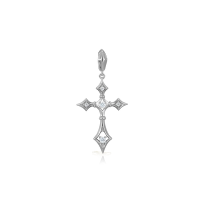 Moissanite Sanctum Cross Pendant
