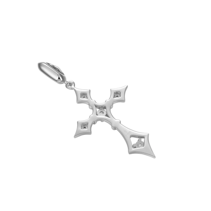 Moissanite Sanctum Cross Pendant
