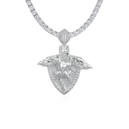 Archangel Shield Pendant - Medium