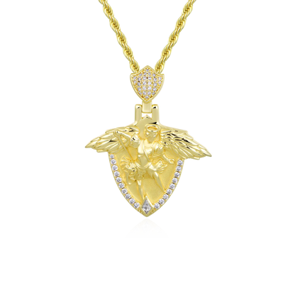 Archangel Shield Pendant - Medium