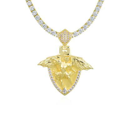 Archangel Shield Pendant - Medium