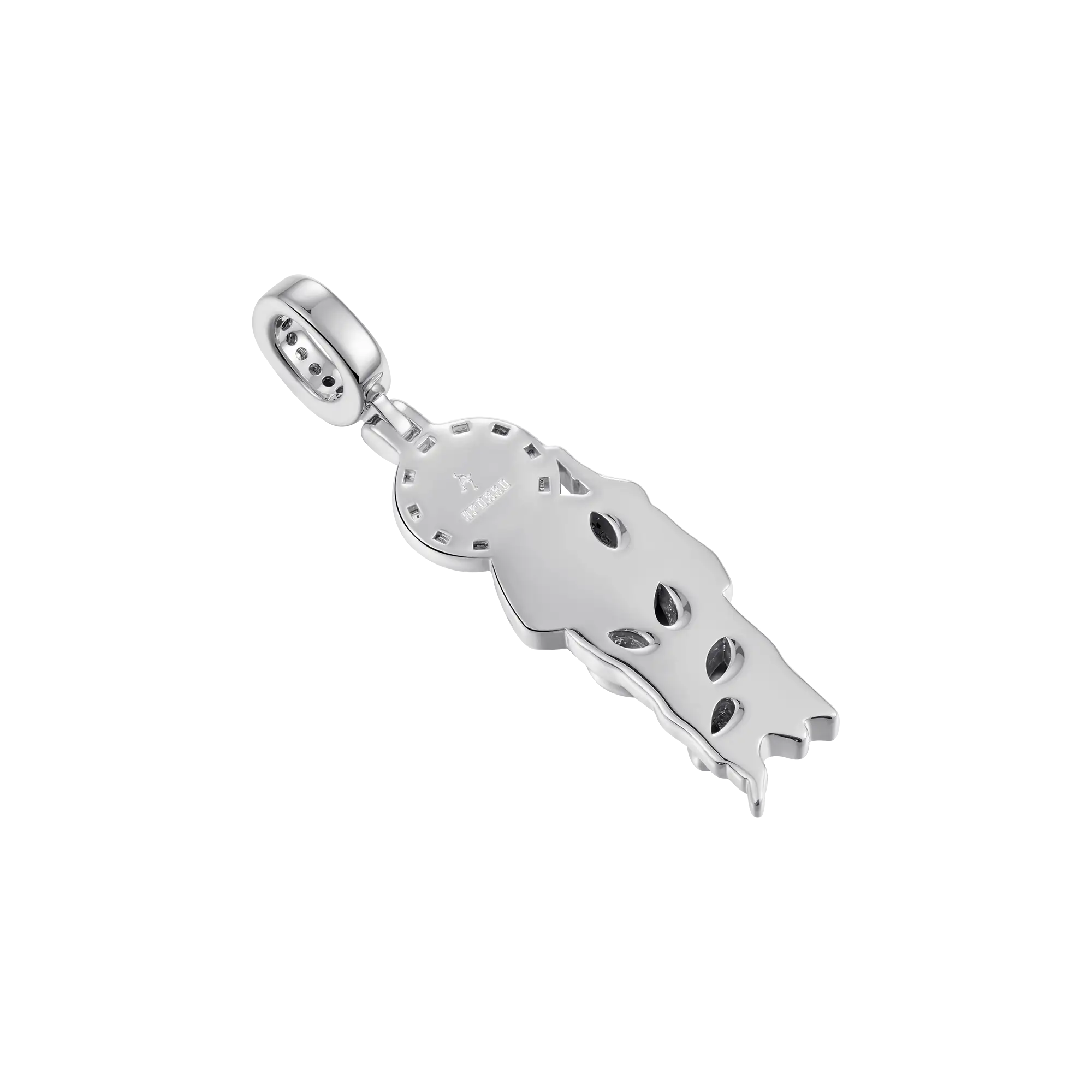 Moissanite St. Jude Dual-Tone Pendant