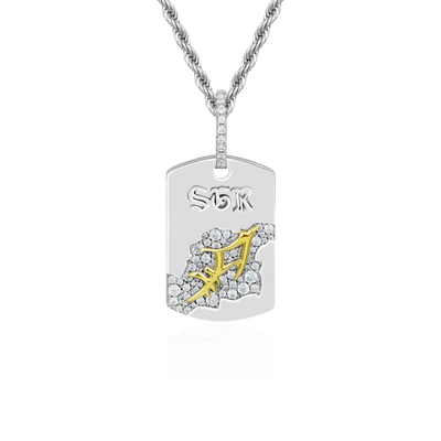 Zodiac Dog Tag Pendant