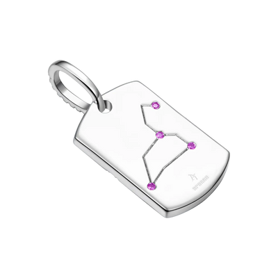 Zodiac Dog Tag Pendant