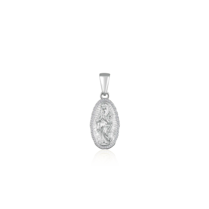 Moissanite Saint Mary Icon Pendant