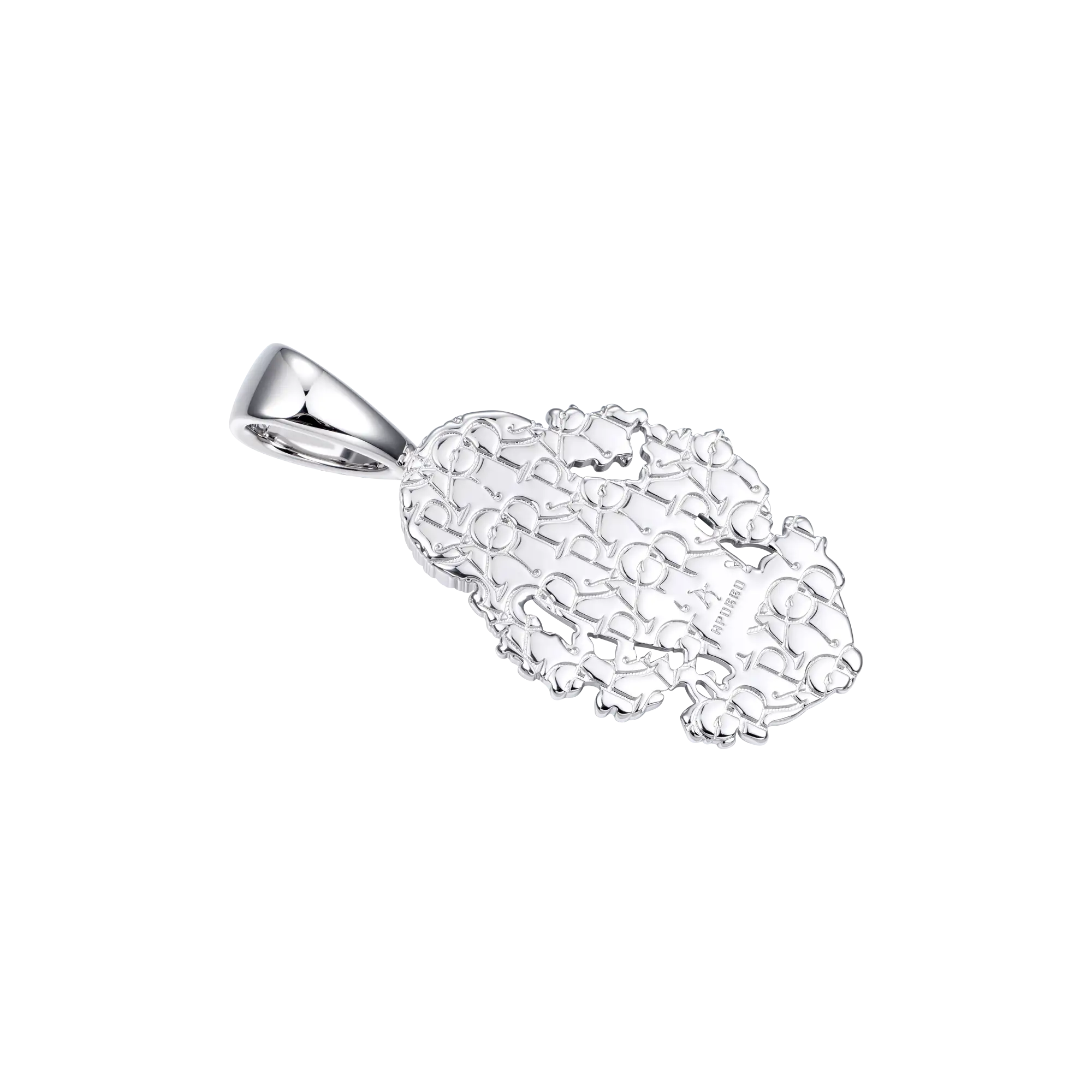 Moissanite Saint Mary Celestial Bloom Pendant