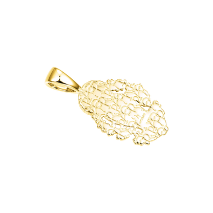 Moissanite Saint Mary Celestial Bloom Pendant