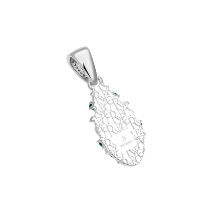 Saint Mary Emerald Pendant