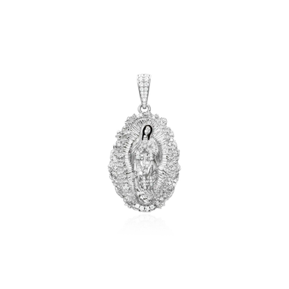 Saint Mary Floral Grace Pendant