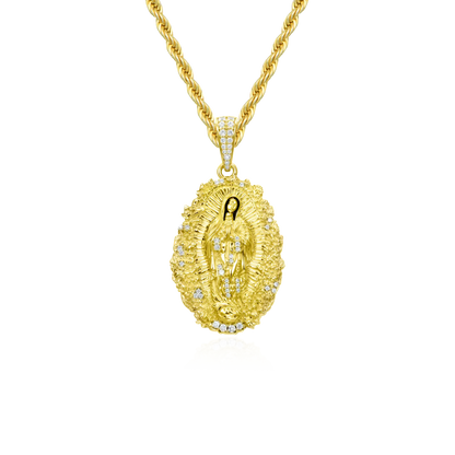 Saint Mary Floral Grace Pendant