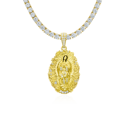 Saint Mary Floral Grace Pendant