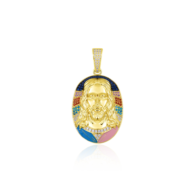 Radiant Icon Jesus Pendant - 38mm