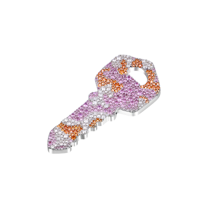 Camo Key Pendant - Pink Camo