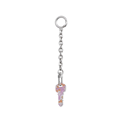 Camo Key Pendant - Pink Camo