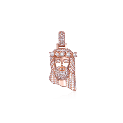 Pearl Stellar Jesus Pendant - Small