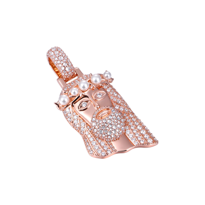 Pearl Stellar Jesus Pendant - Small