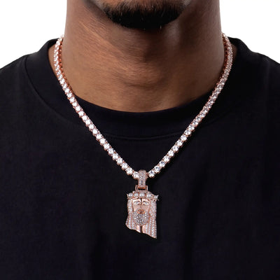 Pearl Stellar Jesus Pendant - Small